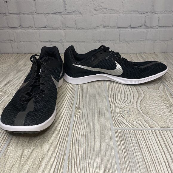 Nike Zoom Rival Distance Track Shoes Men’s 10 Black DC8725-001 Spikes New - Picture 2 of 8